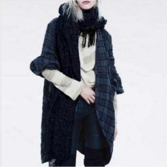 RARE! Free People Plaid Victorian jacket sz xs - Picture 11 of 16